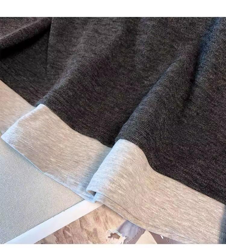 Women's Plus Size Hooded Top & Wide Leg Pants Set - Casual, Slimming, Stylish Two-Piece