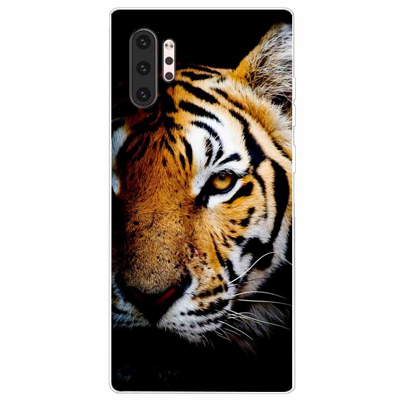 Phone Case For Samsung Note 10 Pro Plus Cover Note10 Silicone Soft Painted Wolf Coque for Samsung Galaxy Note 10 Lite TPU Bumper