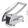 Stainless Steel French Fry Cutter Potato Chipper Multi Function Manual Cutter Perfect for Potato, Cucumber, Fruits Cutting