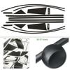 For Mercedes Benz CLS W218 2012-2017 Sedan Window Chrome Delete Blackout ABC Pillars Glossy Black Stickers