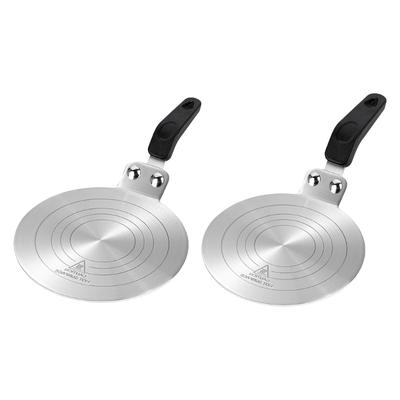 Placa Adaptadora para Vitrocerámica de Inducción Adaptador de Acero Inoxidable Placa Adaptadora de Inducción Adecuada para Cafeteras Moka y Cafeteras