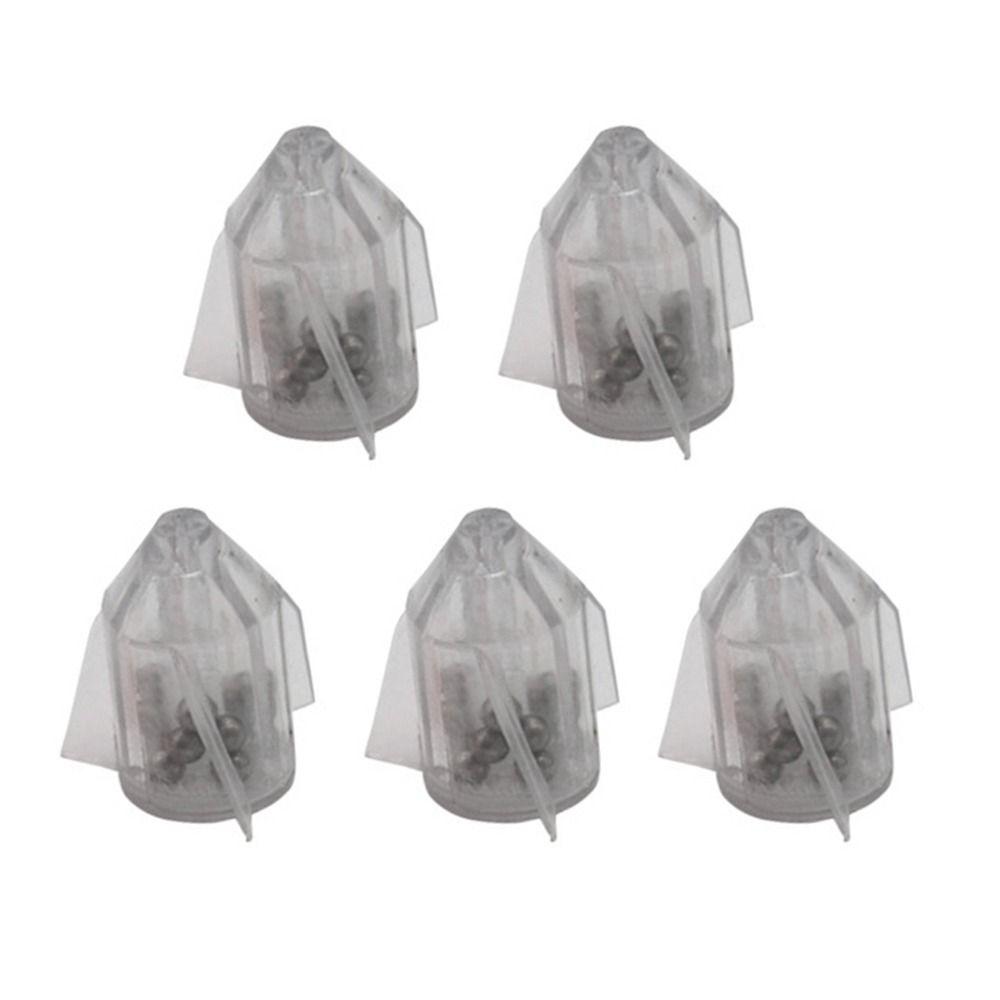 5PCS New S  L Steel Ball Fishing bead sound bar Shake Attract Tie Tying Sound Bar Baits DIY Tools
