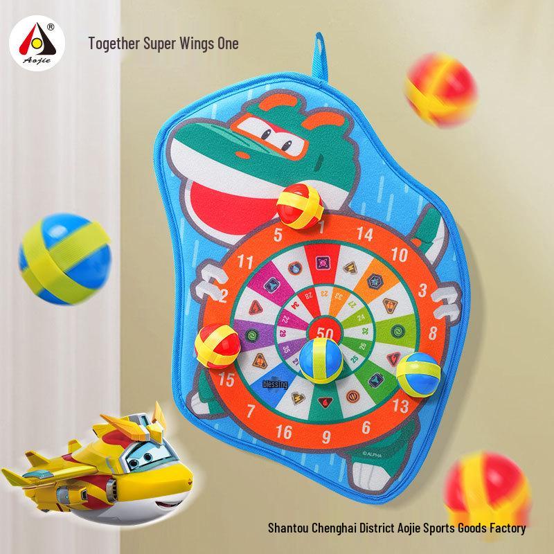 

Super Wings Kids’ Sticky Ball Dartboard Game