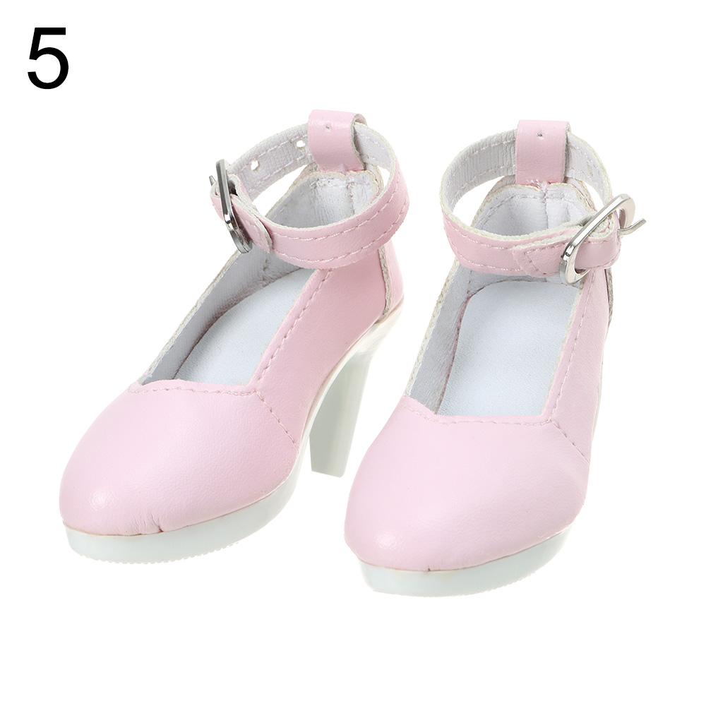 Fashion PU Doll Boots High Heel Princess Shoes For Bjd 1/3 Doll Shoes Accessories 60cm Doll Clothes Wearing Play House Kids Toys