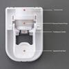 Wall Mounted Toothpaste Dispenser Adhesive Toothpaste Holder No Drilling Automatic Toothpaste Squeezer for Kids And Adults Bathroom