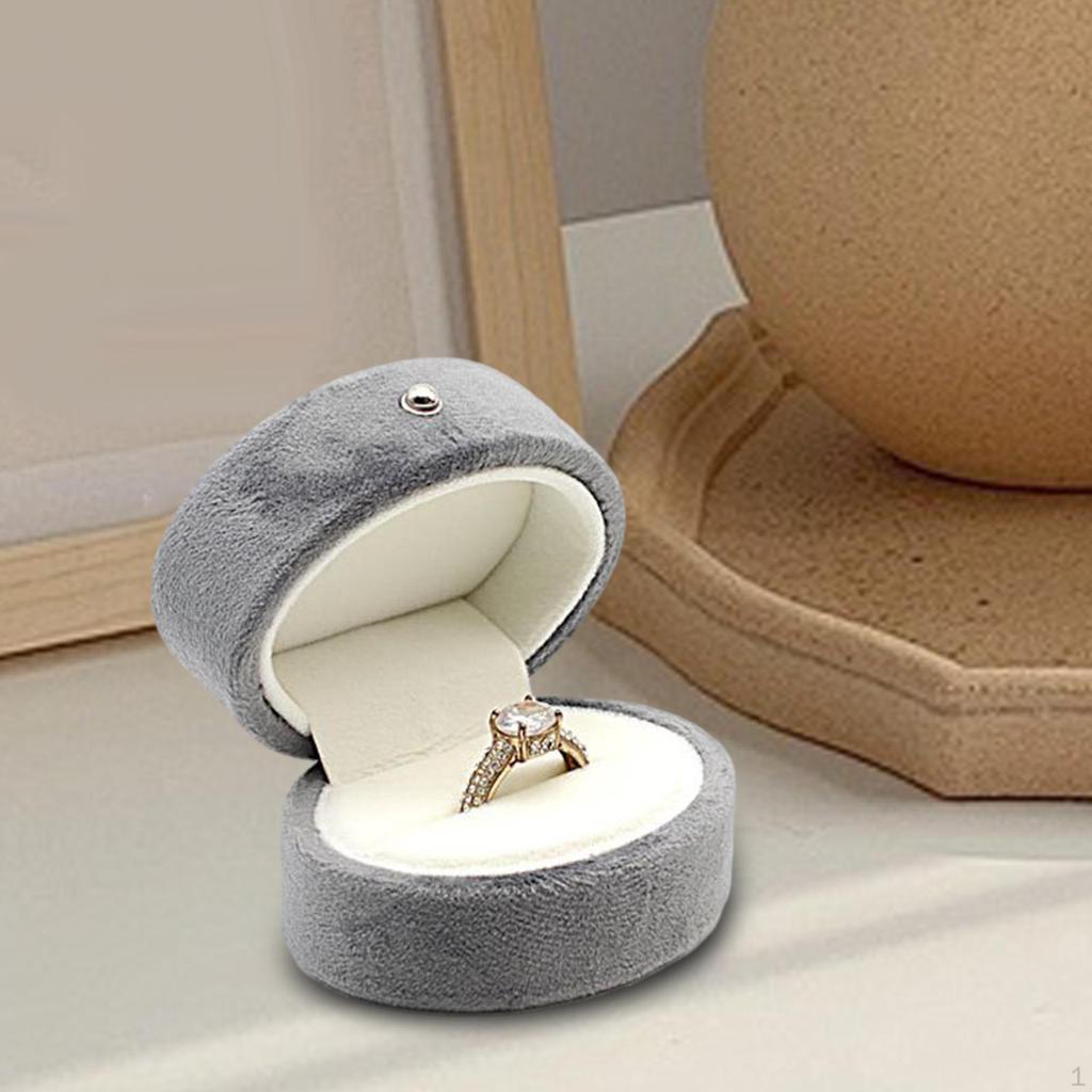 Elegant Ring Box with Interior for Wedding And Engagement