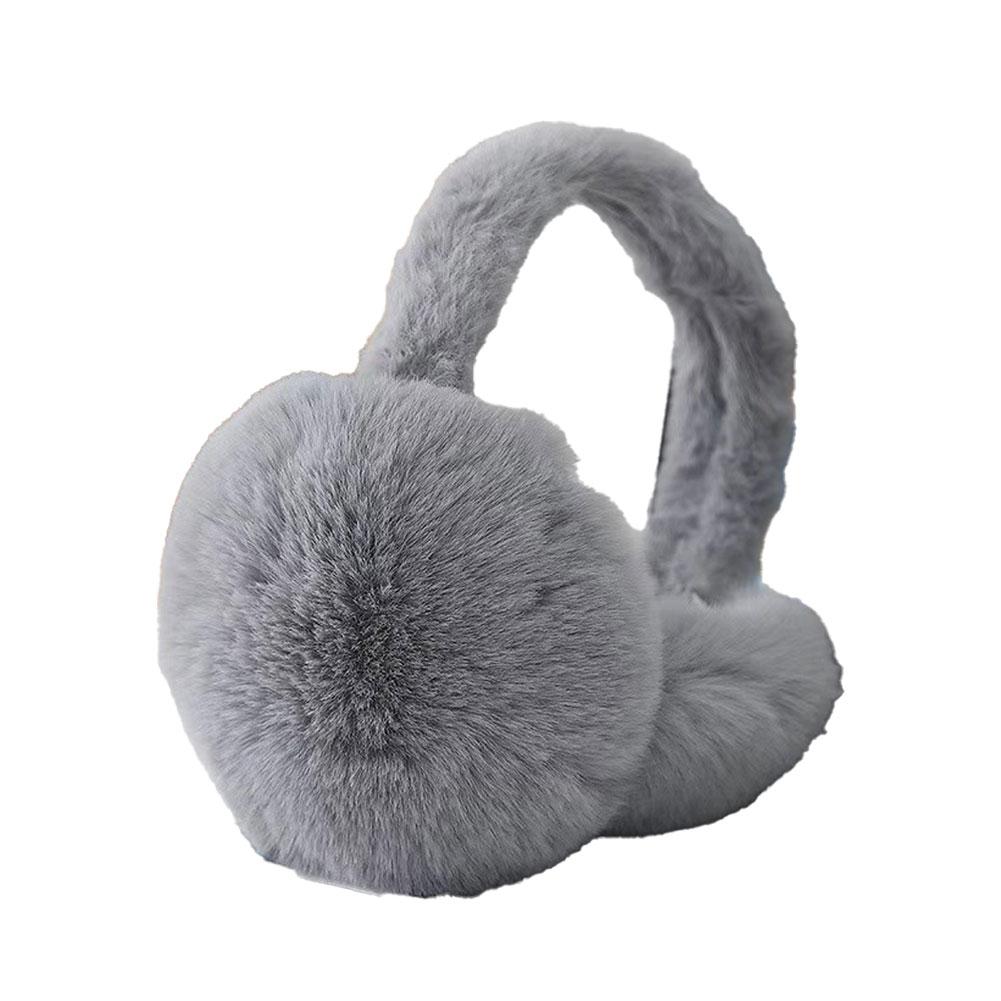 Fashion Earmuffs Outdoor Cold Protection Women Men Faux Fur Ear-Muffs Foldable Earflaps Soft Plush Ear Protectors