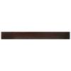 Window Sills 2 pcs Dark Brown 140 x 20 x 2 cm