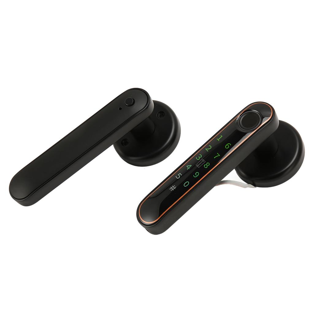 Smart Entry Lock 5 in 1 Support APP Fingerprint IC Card Password Key Intelligent Electronic Lock with Handle for