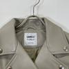 EMMETI Grey 22-207-08-110839 ANNABEL Double Rider Jacket In Lambskin Jacket 38 grayUsed