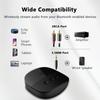Audio-Empfänger Bluetooth 5.3 3,5 mm AUX-Buchse U-Disk NFC Cinch Musik Drahtlos-Adapter mit Typ-C-Ladeanschluss zum Aufladen des Telefons
