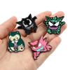 Funny Pokemon Metal Badge With Cartoon Character Design And Droplet Oil Craft
