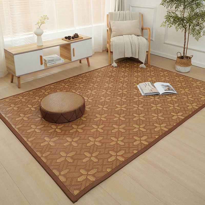 Japanese Style Tatami Rattan Floor Mat, Thickened 2025 Summer Carpet for Living Room, Bedroom, and Children s Crawling. 60*180cm