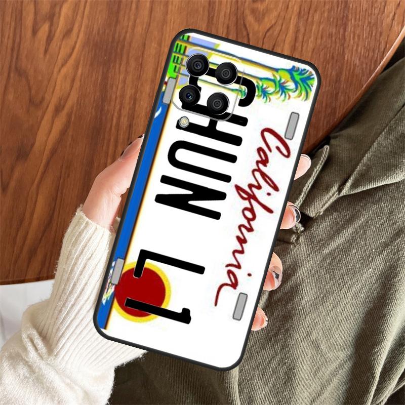 

Retro License Plate Number Case For Samsung Galaxy M11 M21 M31 M35 M12 M13 M14 M15 M16 M36 M56 M53 M32 M52 M55 M34 M54 Samsung M54