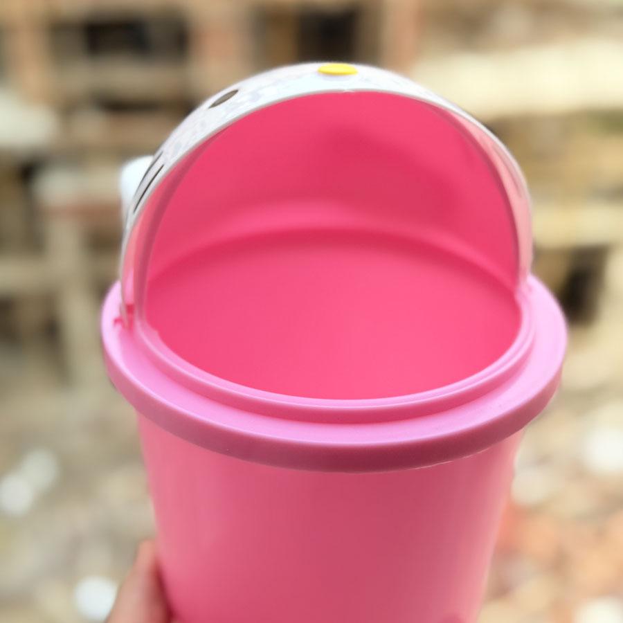 Pattumiera da scrivania KT Cat con coperchio a ribalta per comodino, tavolino da caffè e lavabo