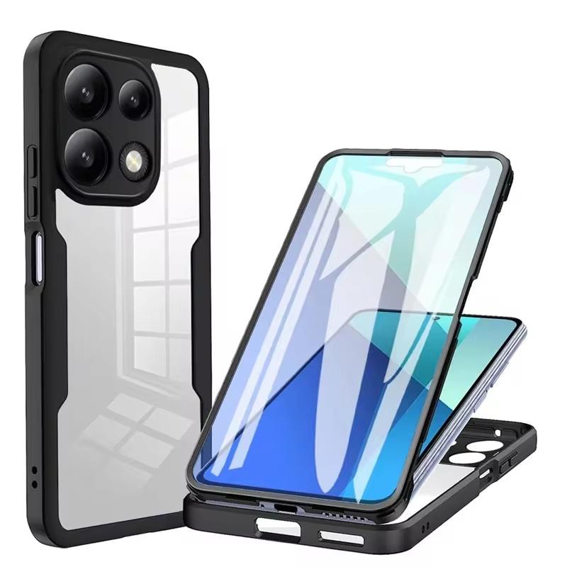 Clear 360 Full Wrap Case For Xiaomi Redmi Note 13 12s 12 11 10 9 Pro Plus 5G 4G Armor Luxury Film With Lens Protection Cover