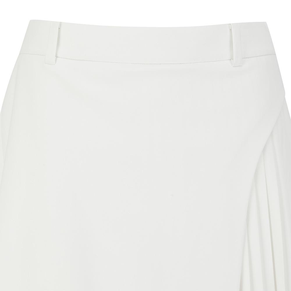MALBON GOLF Pleated Layered Performance Skirt White (Woman)