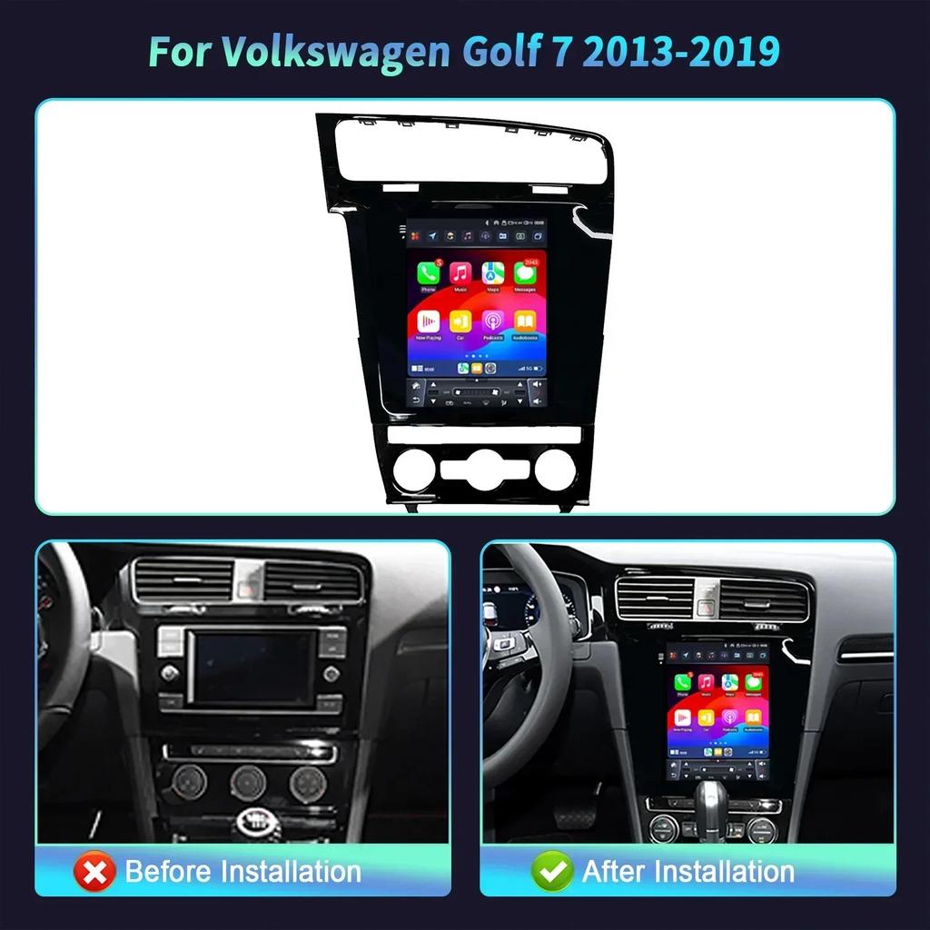 9.7inch Android 14 For Volkswagen Golf 7 2013-2019 Car Radio Multimedia Intelligent 4G GPS Wireless  Carplay Touch Screen