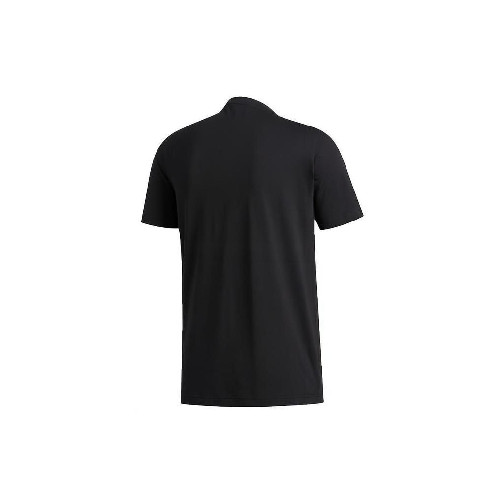 Adidas T Shirts Men's Black Crew Neck Moderate Straight Fit GE4513