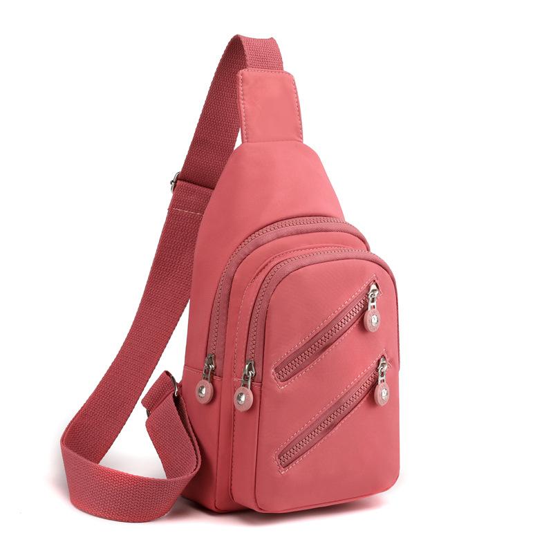 1 Stück Brusttasche Damen Neue Koreanische Version Modische Damen Schulter Umhängetasche Trendig Lässig Vielseitig Bedruckte Brust Kleine Rucksacktasche