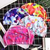 Nylon Lycra Swim Cap with Cloth Lining, Cardboard Packaging, Available In Solid and Multi-Color Choices