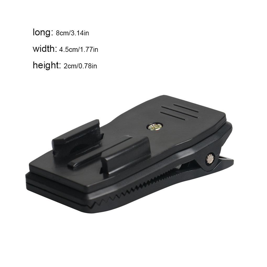 Film Making Sports Camera Mount Clip Outdoor Camping Plastic Rotation Holder Clamp Photo Replacement for 10