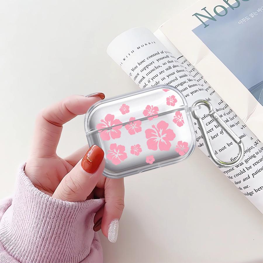 Glamorous Floral Pattern Case For Airpods Pro Pro3 1 4 Pro2 3 2 Clear Earphone Cases Cover