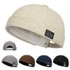 Bonnet Skullies sans bord en coton vintage pour hommes, ajustable, style docker, multi-usage, chapeaux beanie, streetwear, chapeau dôme, chapeaux hip-hop