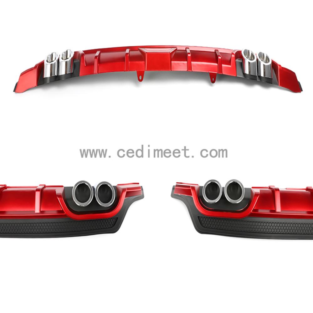 Universal Rear Lip Bumper Accessory for 14-18 Corolla - Modified Car Part