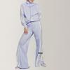 Adidas Originals Adicolor Series Striped Patchwork Joggers With Side Snap Buttons Women Bottoms Pastel-Lilac IP0625