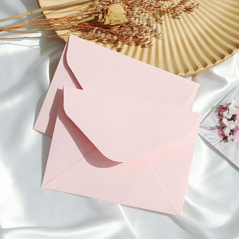 A7 Self-Adhesive Gold Stamped Western Style Business Invitation Cards & Envelopes