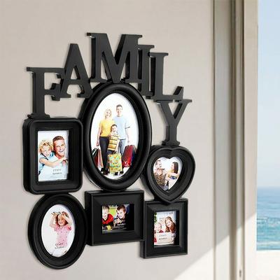 30*37cm Family Photo Frames Wall Hanging  Easy Installation Modern Minimalist Frame for Photo Picture Display Use