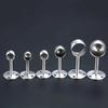 1Pcs 19/22/25mm Pipe Bracket Stainless Steel Wardrobe Hanger  for Clothes Pole Curtain Rod