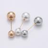 3/6/8PCS Non-Slip Pearl Brooch Adjustable Collar Clip Brooches New Safety Pins  Scarf Fastening