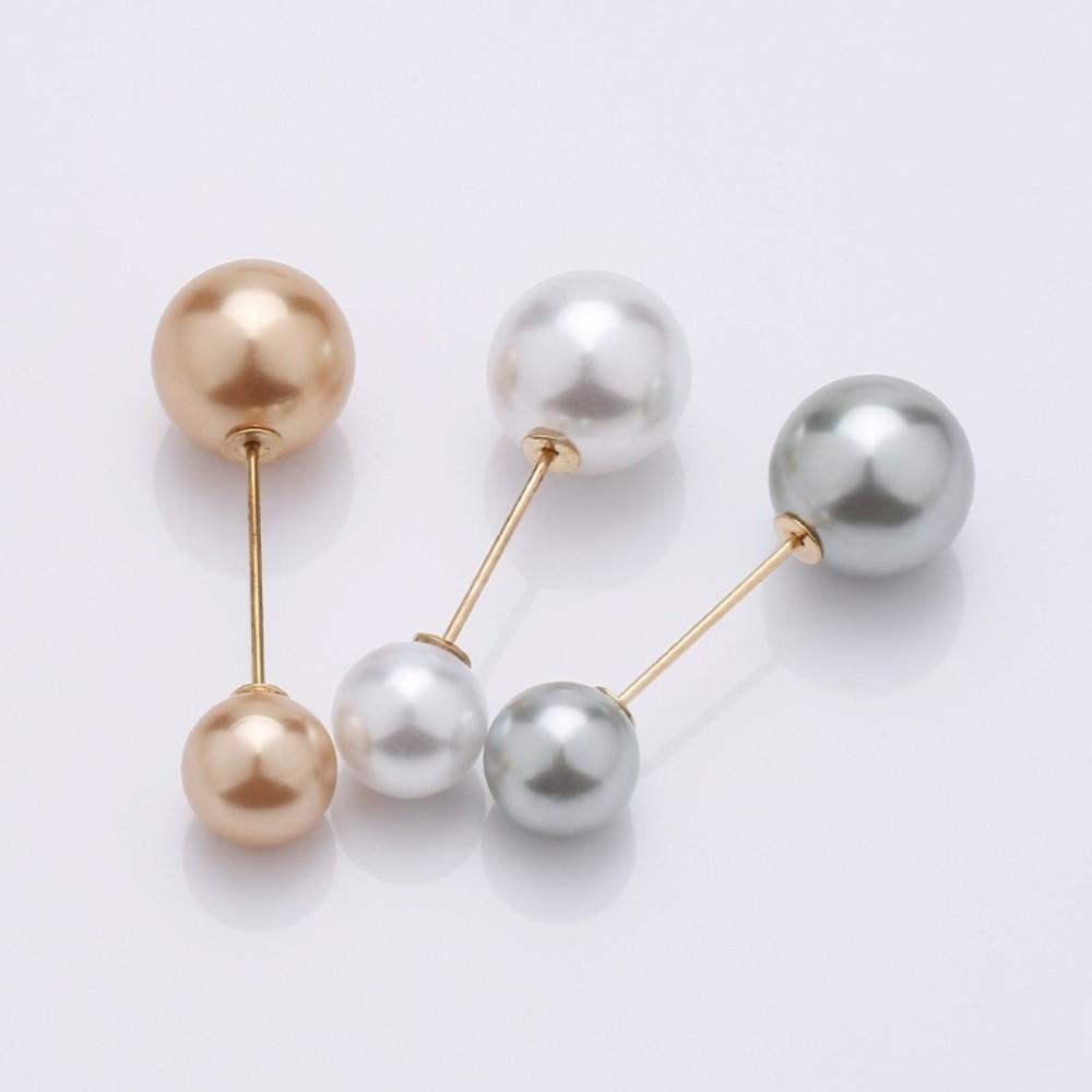 3/6/8PCS Non-Slip Pearl Brooch Adjustable Collar Clip Brooches New Safety Pins  Scarf Fastening