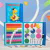 Montessori Fraction Learning Math Toy Magnetic Arithmetic Teaching Aids Wooden Book Educational Toys For Children Christmas Gift