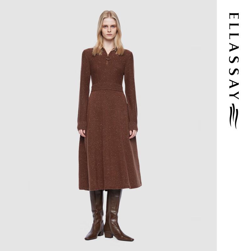 

ELLASSAY Women s 2025 Early Spring Merino Wool Knit Dress M