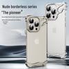 Захисний чохол для iPhone 17 Pro з металевими кутовими накладками - Підходить для iPhone 16 Pro Max та 15