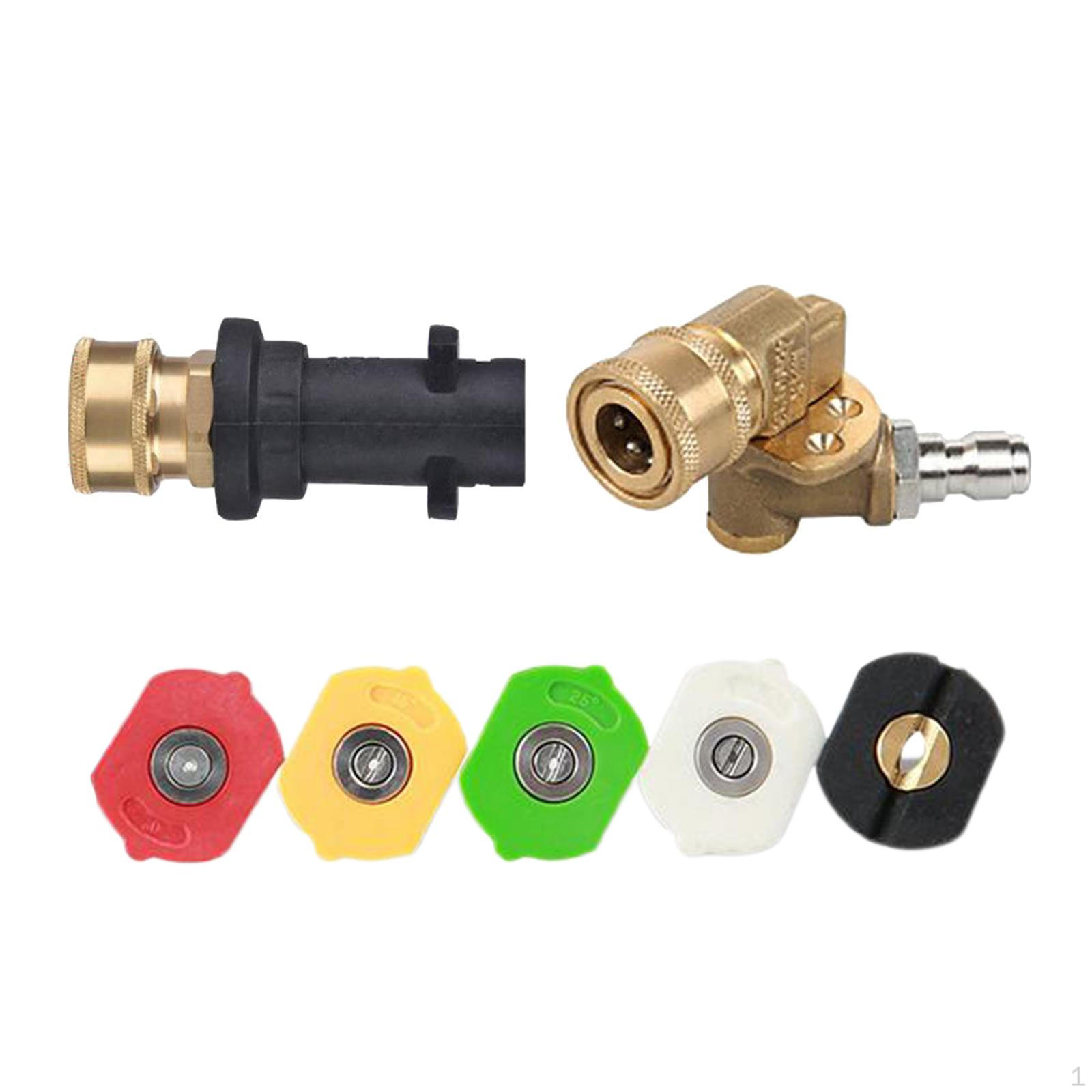 

Pressure Washer Adapter Kit for K2 and K3 Models 5 Angles 5 nozzles