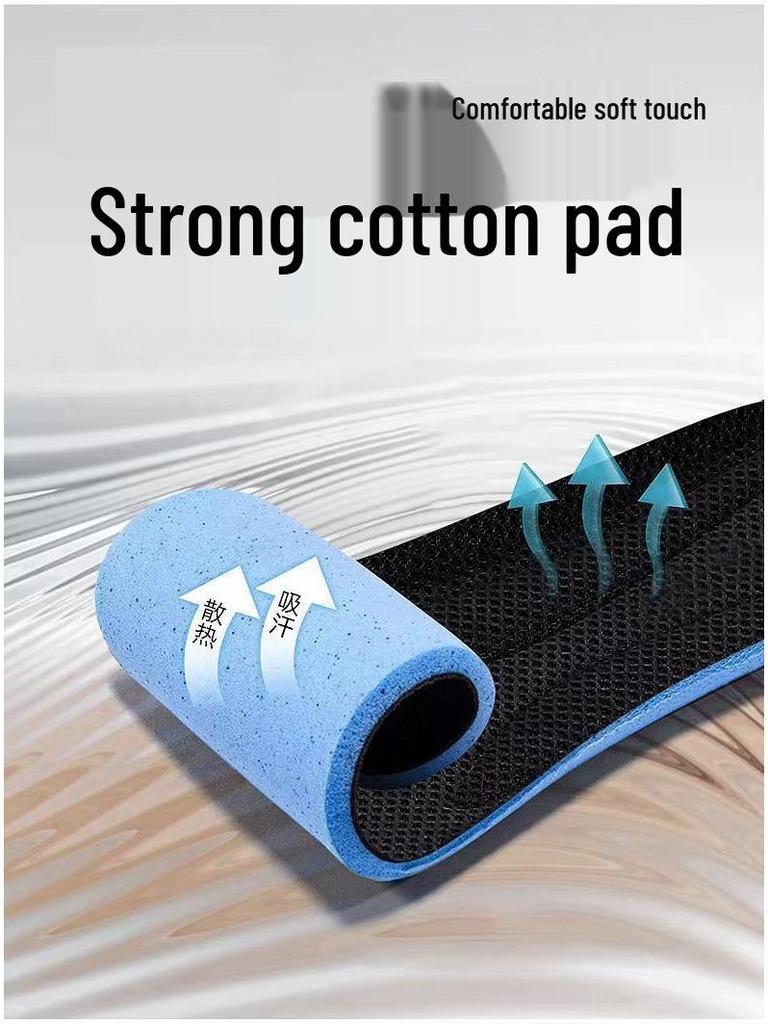 2024 Spring Men's Breathable Leather Running Shoes: Soft Sole, Casual Sports Style