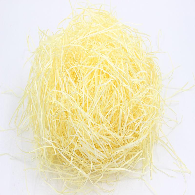 Multicolor Thick Paper Raffia Grass for Gift Box Packaging - Shockproof Material In Stock