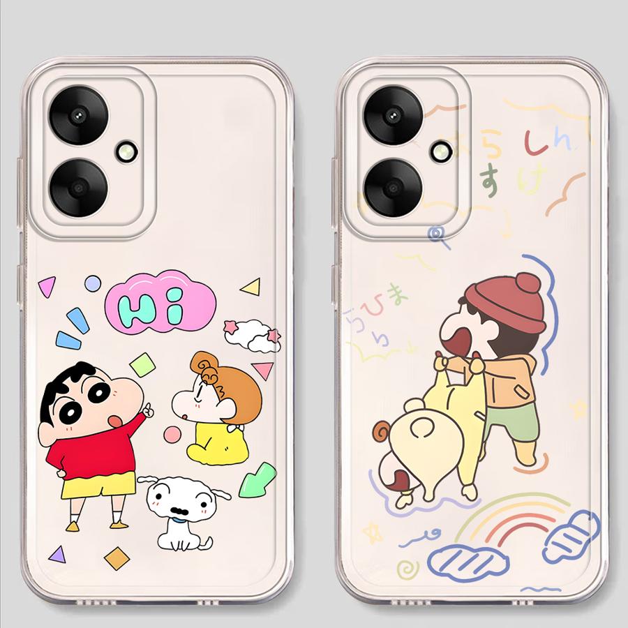 Case for Xiaomi Mi 11 Lite 11T Pro Soft Phone Cover Cartoon Himawari Shin