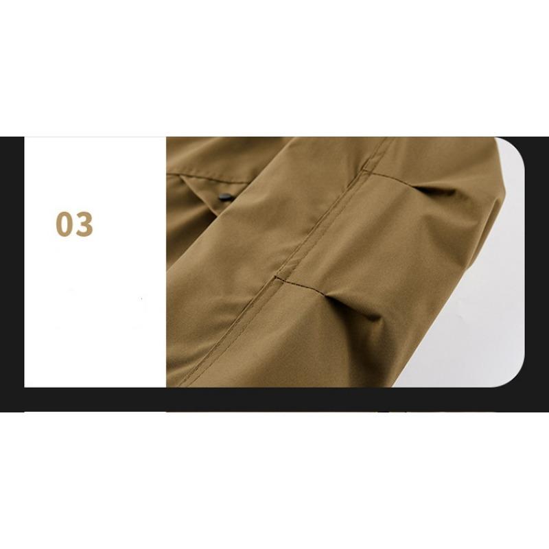 Herrenjacke Frühling Herbst Stehkragen Winddicht Lässige Oberbekleidung Herrenmantel Bomberjacke