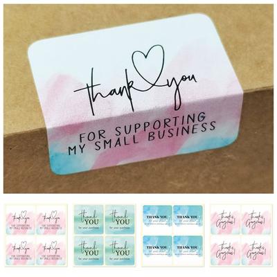 Package Decoration Sealing Labels For Supporting My Small Business Gorgeous Thank You Stickers