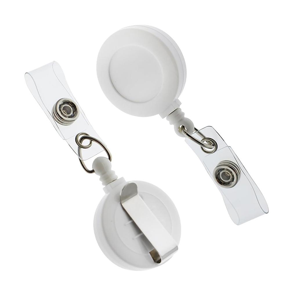Personalized Custom Shaped Acrylic Gift Retractable Badge Clip Scroll Rotating Easy-pull ID Buckle Easy-pull Buckle