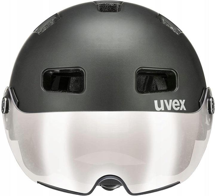 Kask Uvex Rush Visor Srebrny R. 55-58 Cm