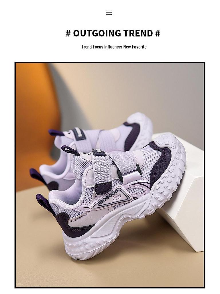 Bobodou Boys' Waterproof Winter Sports Shoes - Velvet-Lined Cotton, Lightweight and Warm