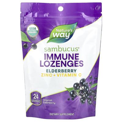 Sambucus Bezinkové zinkové pastilky s vitamínem C, 24 tablet