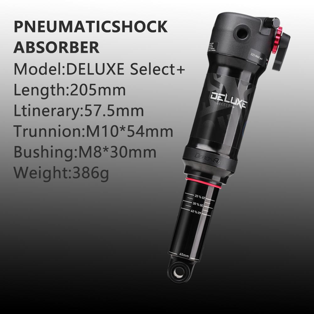 

For SRAM DELUXE Select+ RL MTB Bike Rear Shock Trail Bike Debon Air 205x57.5/65mm 325PSI MTB Downhill Air Shock 205x57.5mm