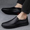 Genuine Leather Men's Loafers Soft Cowhide Men Casual Shoes Luxury Brand Male Driving Footwear Slip-on Flats Handmade Moccasins